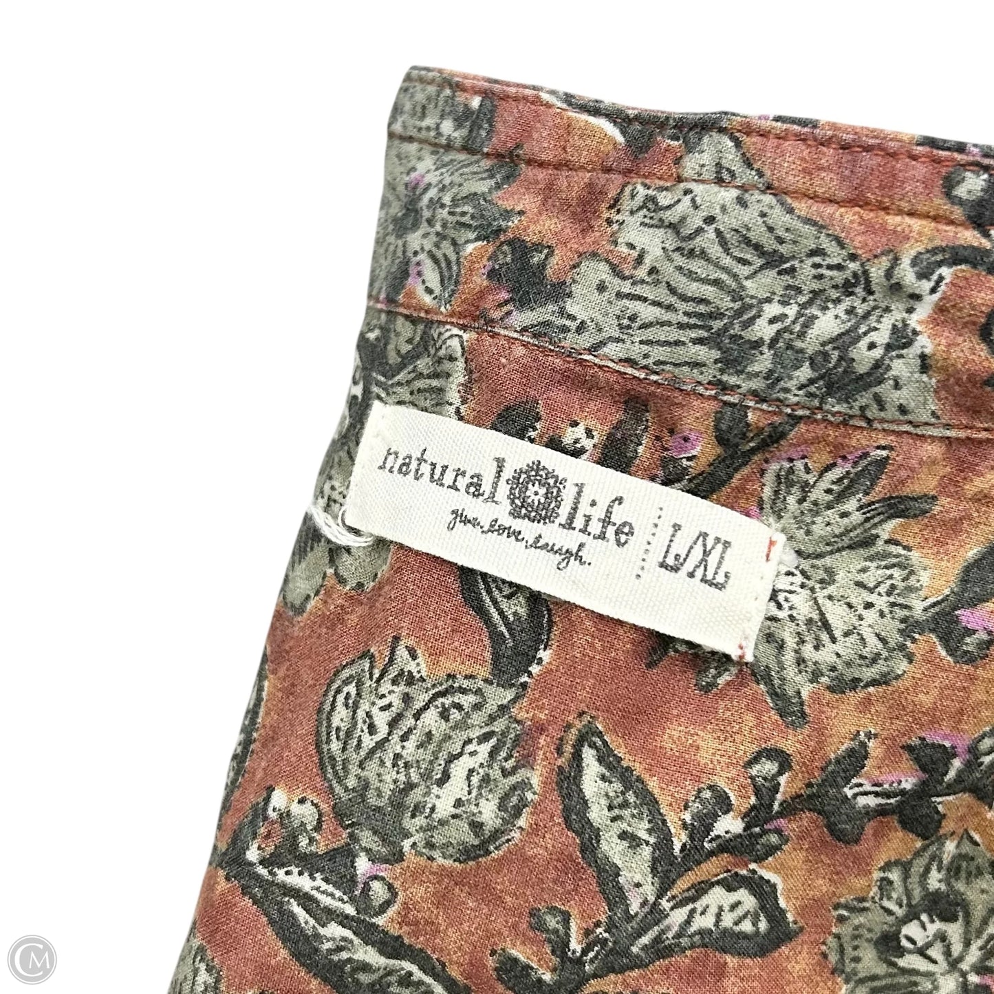 Dress Casual Maxi By Natural Life In Brown & Grey, Size: Xxl