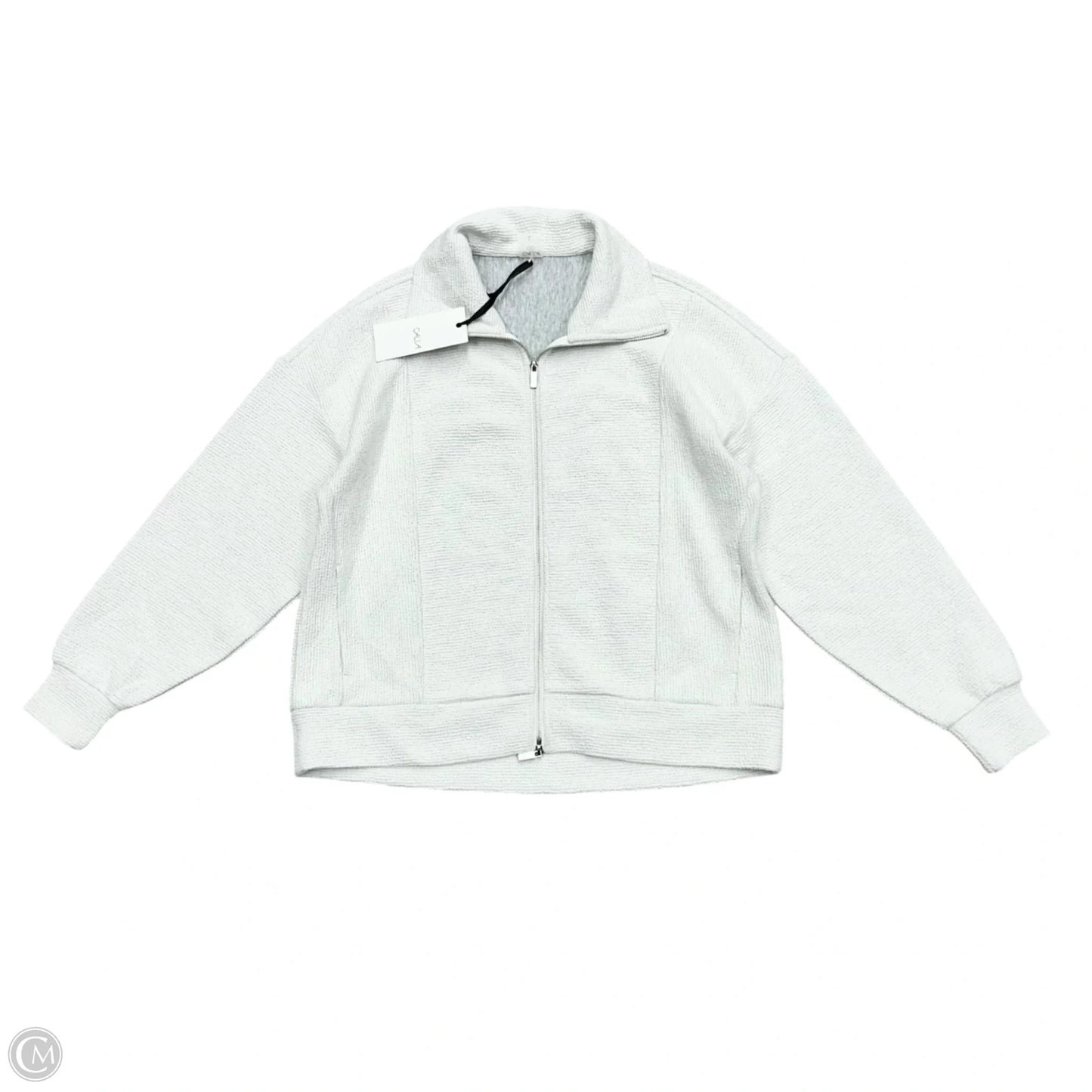 Athletic Jacket By Calia In White, Size: L
