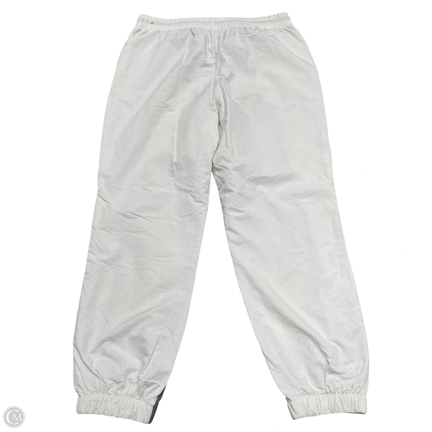 Athletic Pants By Nike In Grey & White, Size: L