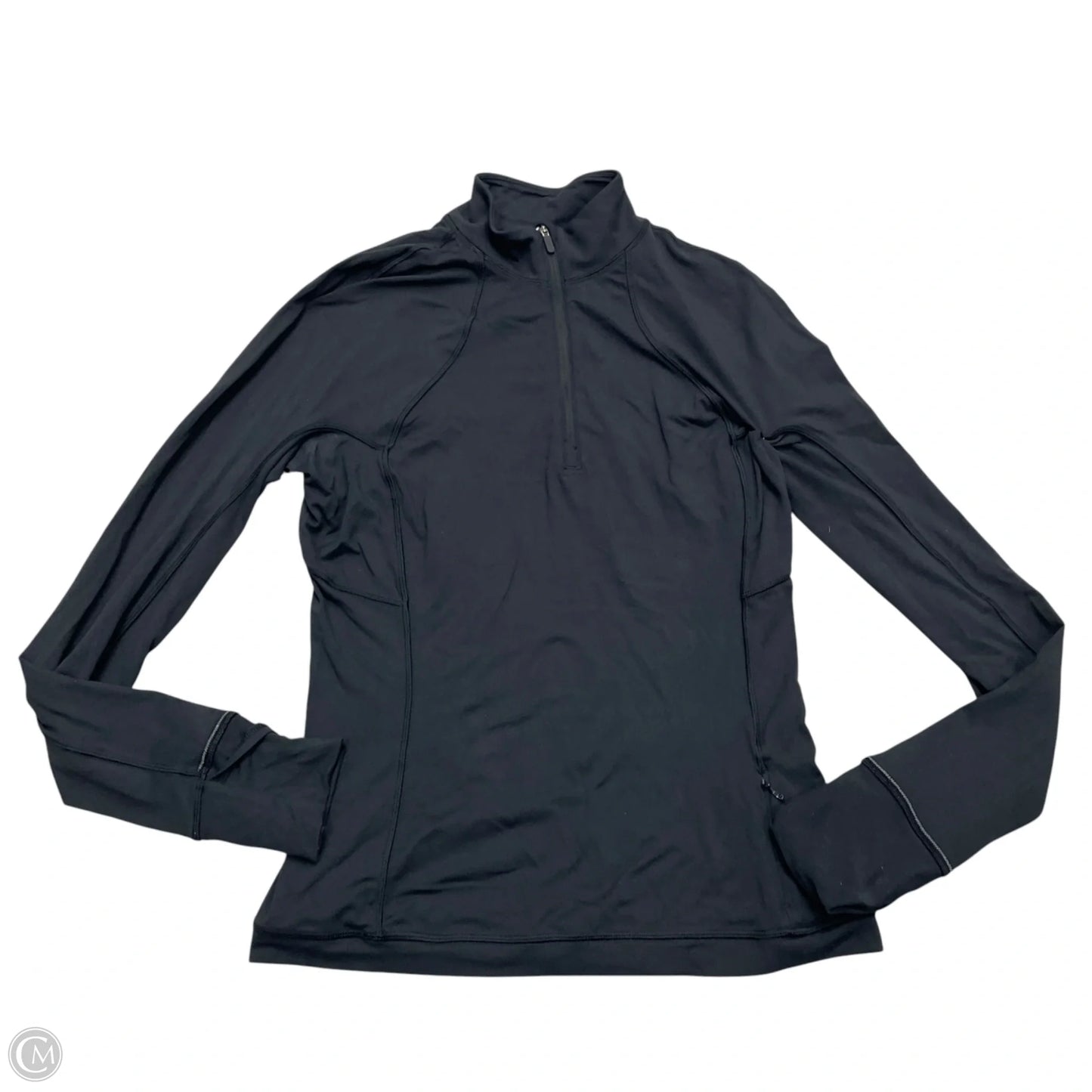 Athletic Jacket By Lululemon In Black, Size: M