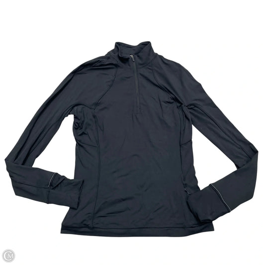 Athletic Jacket By Lululemon In Black, Size: M