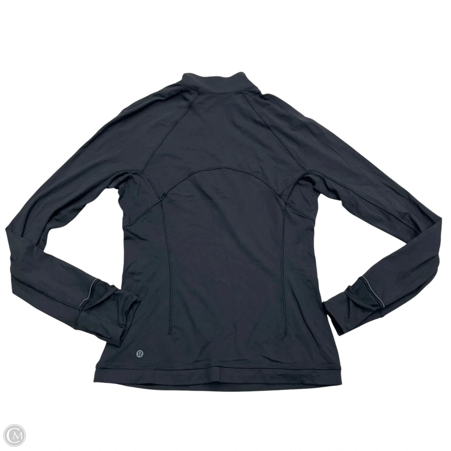 Athletic Jacket By Lululemon In Black, Size: M