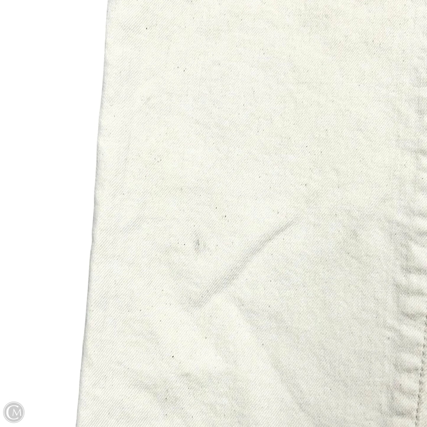 Jeans Straight By Madewell In Cream Denim, Size: 10t