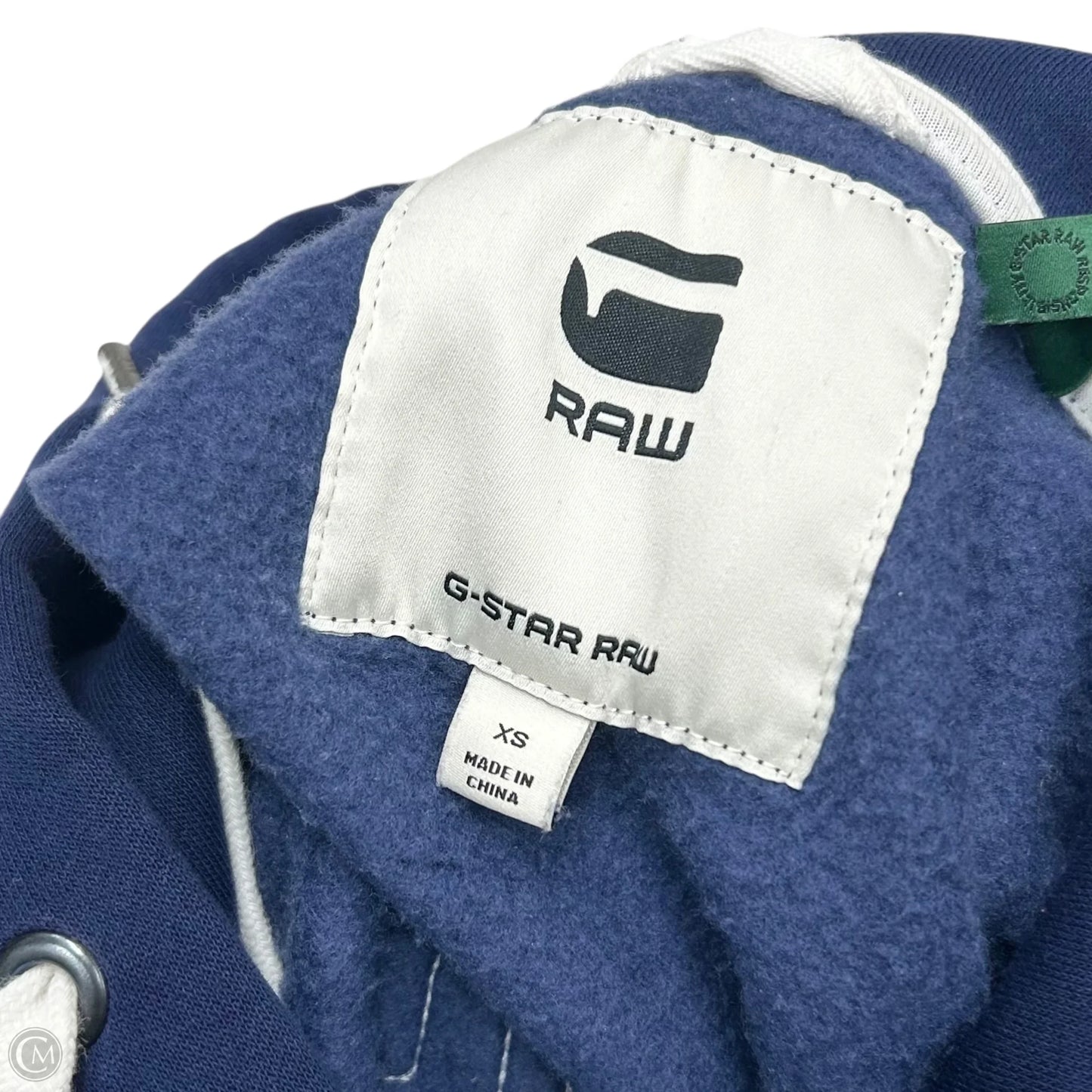 Sweatshirt Hoodie By G-Star Raw In Blue, Size: Xs