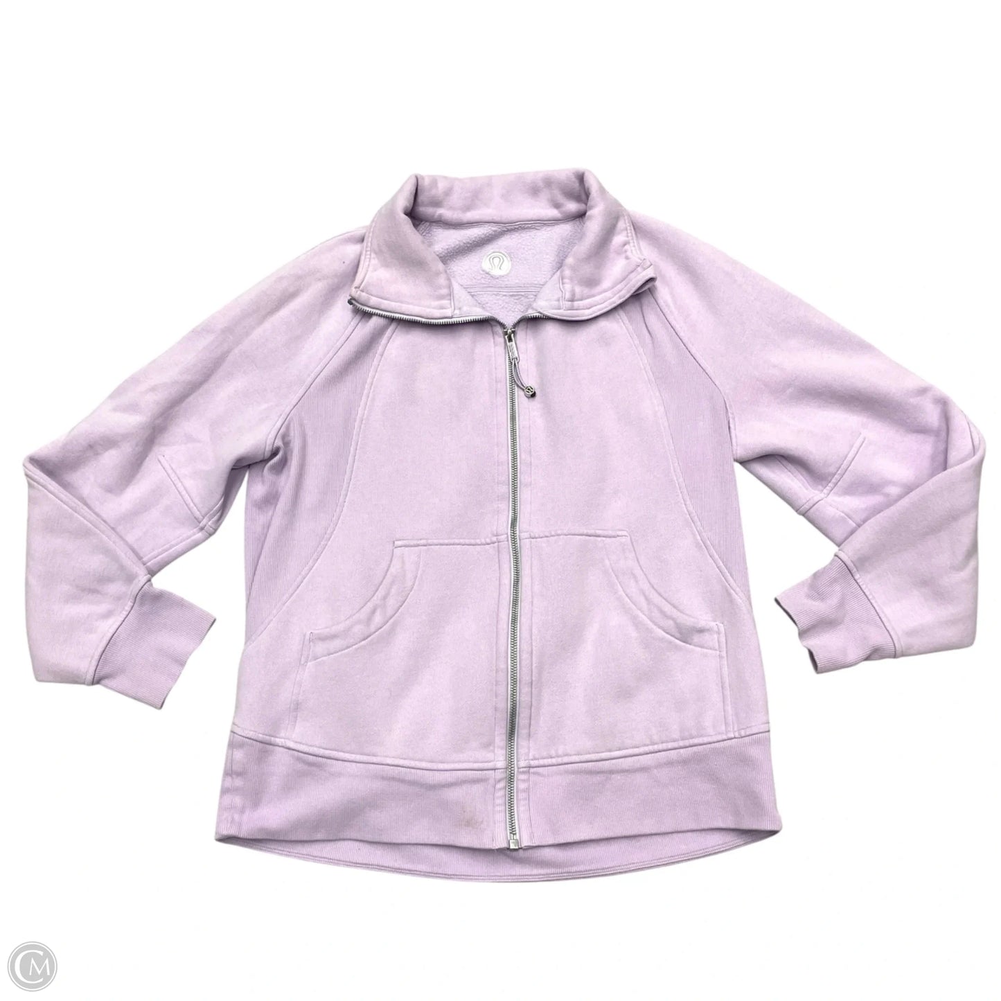 Athletic Jacket By Lululemon In Purple, Size: Xs