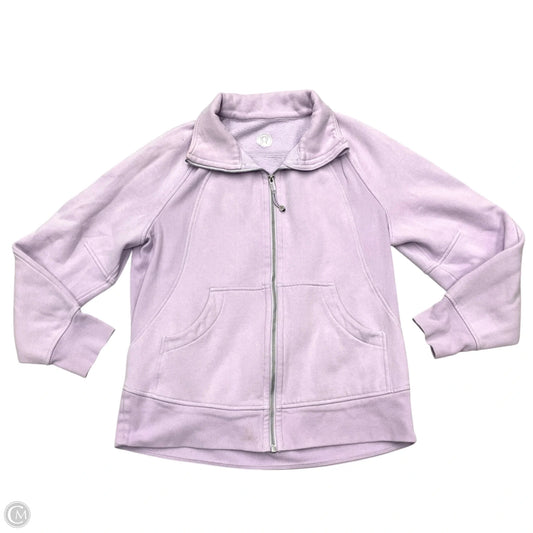 Athletic Jacket By Lululemon In Purple, Size: Xs
