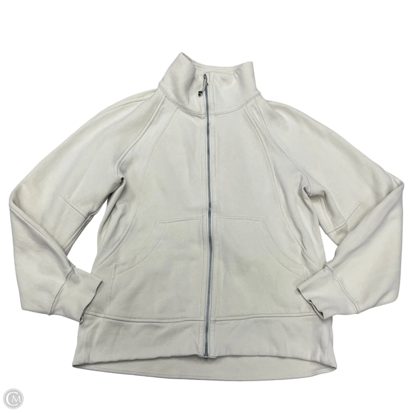Athletic Sweatshirt Collar By Lululemon In Ivory, Size: Xs