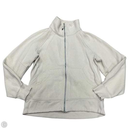 Athletic Sweatshirt Collar By Lululemon In Ivory, Size: Xs