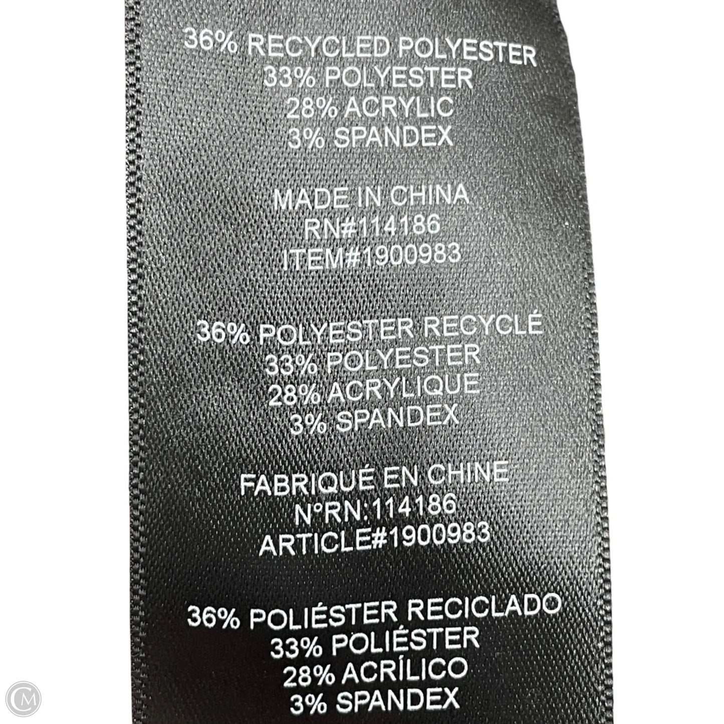 Cardigan Designer By Frye In Black & White, Size: S