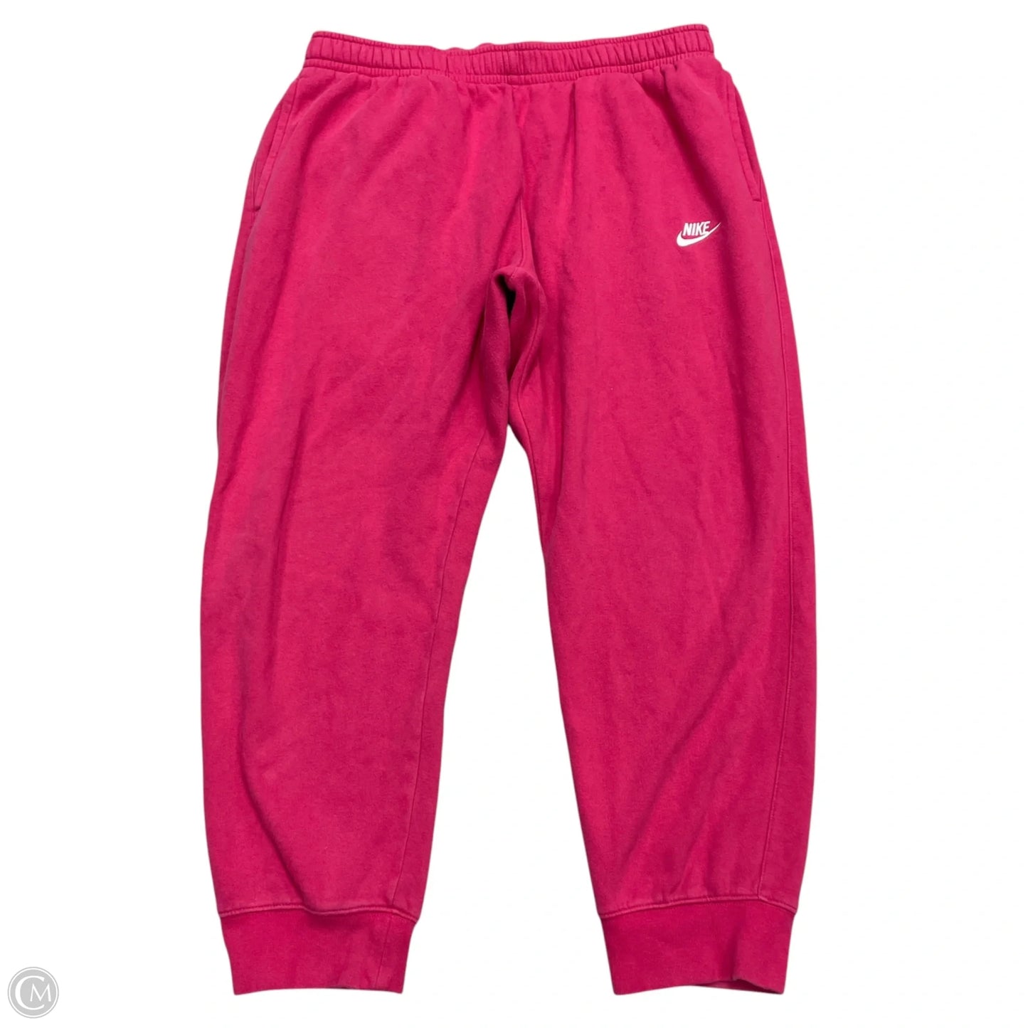 Athletic Pants By Nike In Pink, Size: Xl