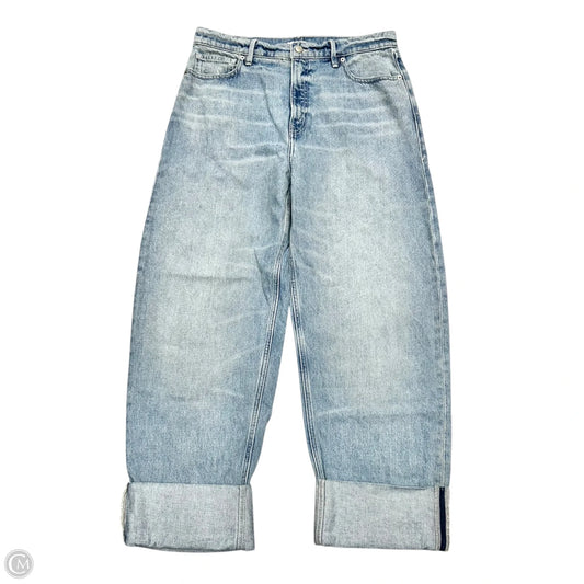 Jeans Wide Leg By Good American In Blue Denim, Size: 10
