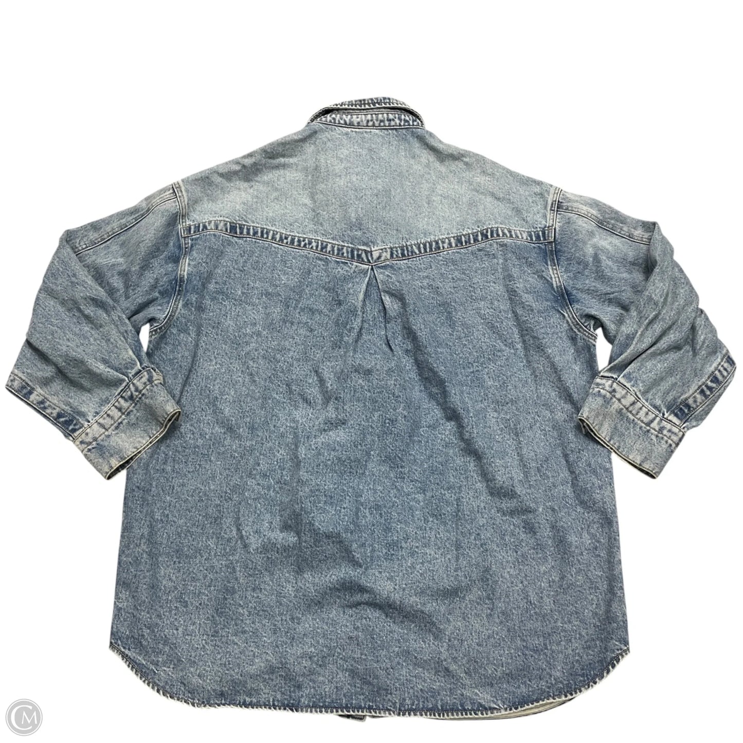 Jacket Denim By Grlfrnd In Blue Denim, Size: M/L