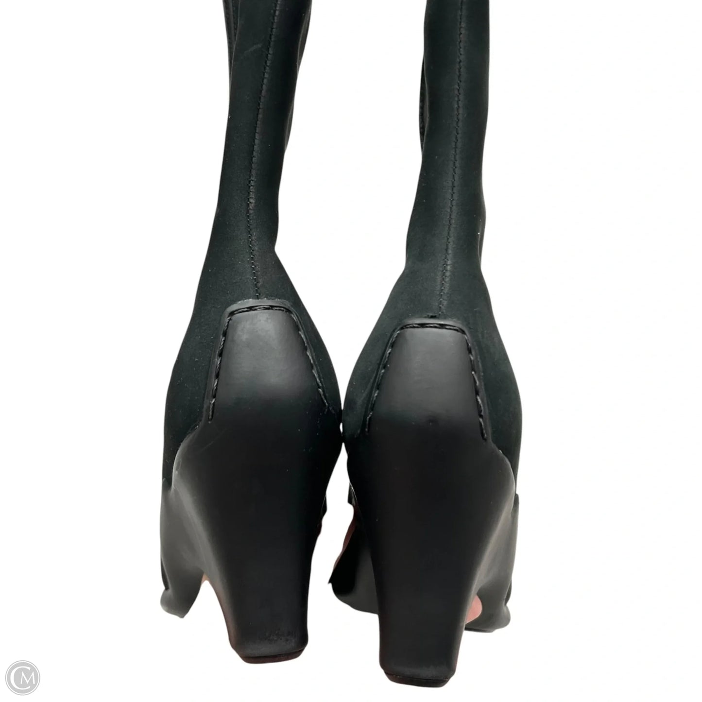 Boots Mid-calf Heels By Timberland In Black, Size: 9