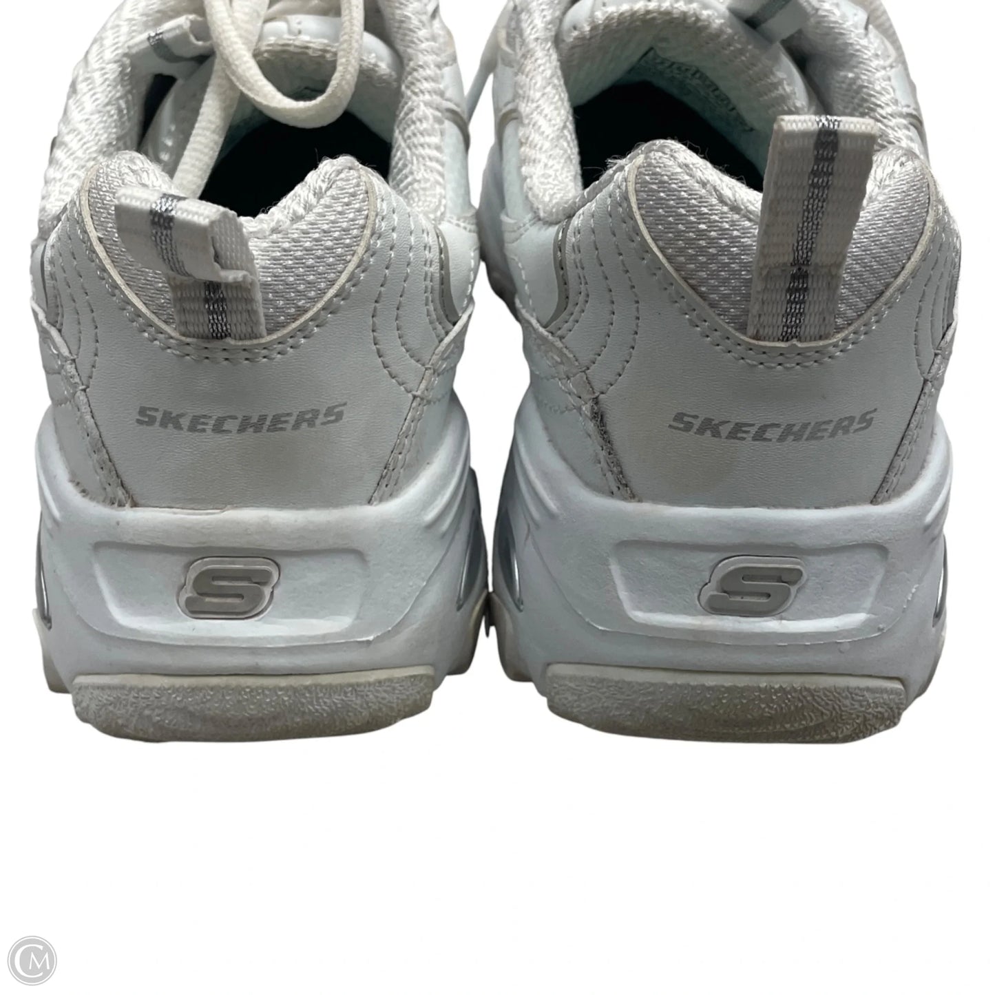Shoes Athletic By Skechers In White, Size: 7.5