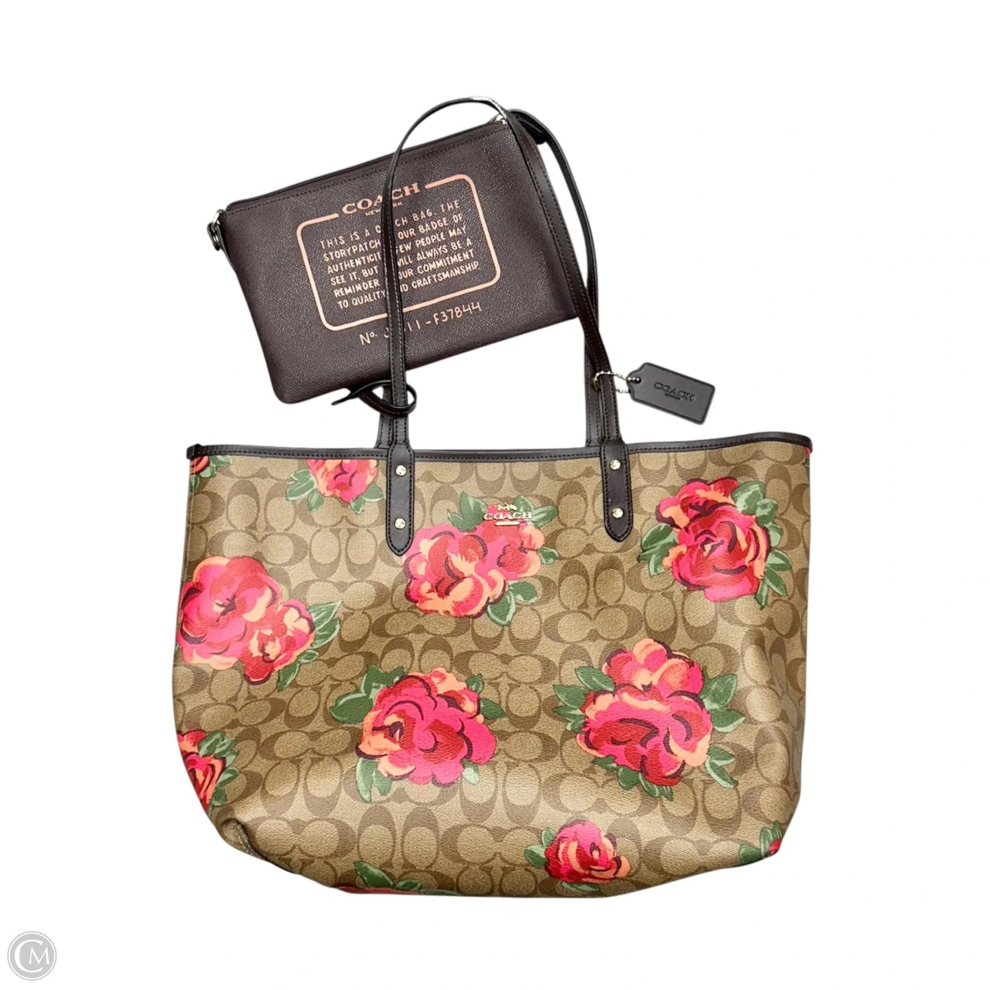 Tote Designer By Coach, Size: Large