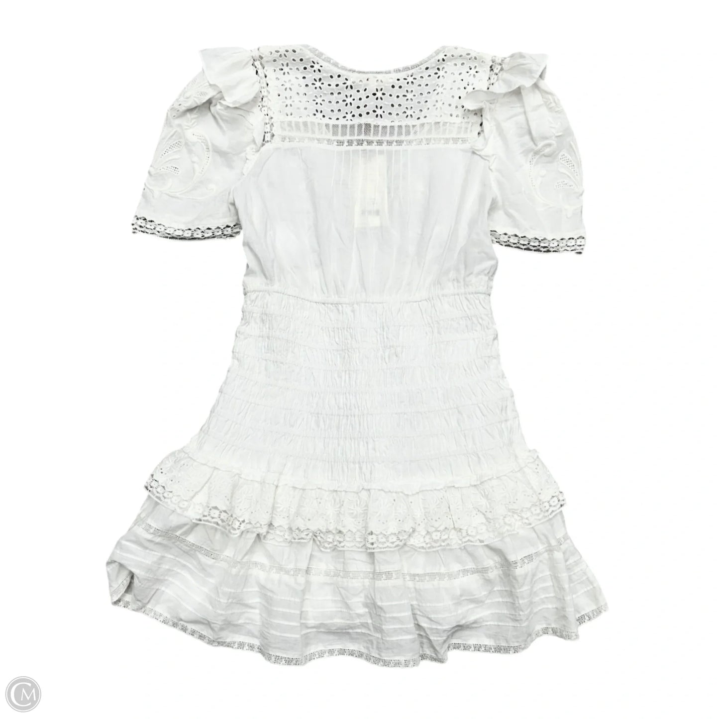 Dress Casual Short By Loveshackfancy In White, Size: S