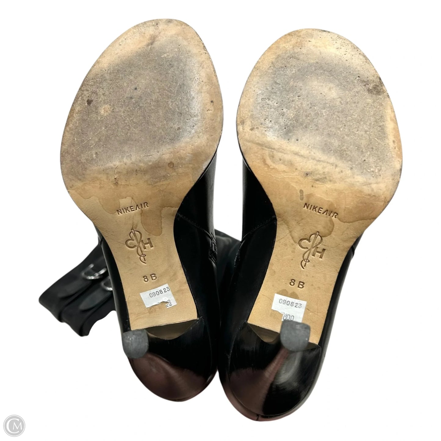 Boots Mid-calf Heels By Cole-haan In Black, Size: 8