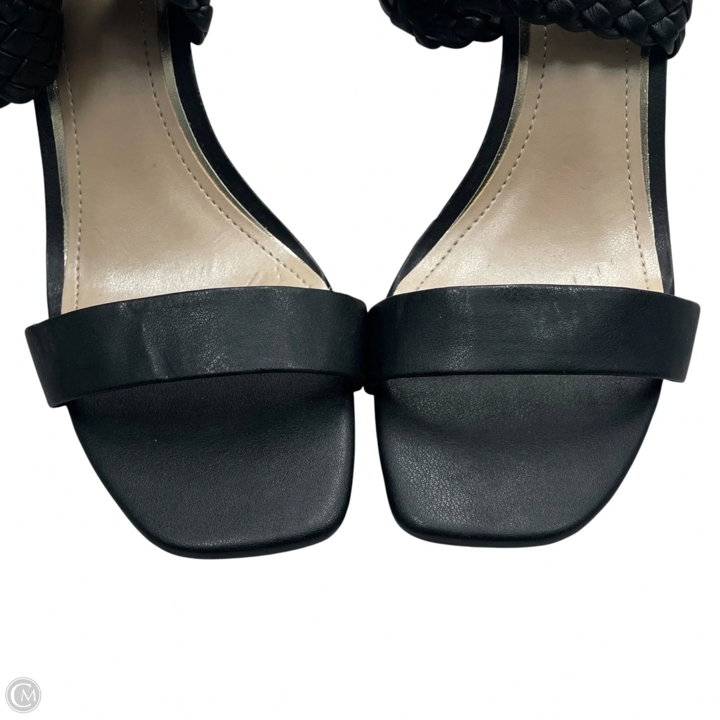 Sandals Heels Block By White House Black Market In Black, Size: 8.5