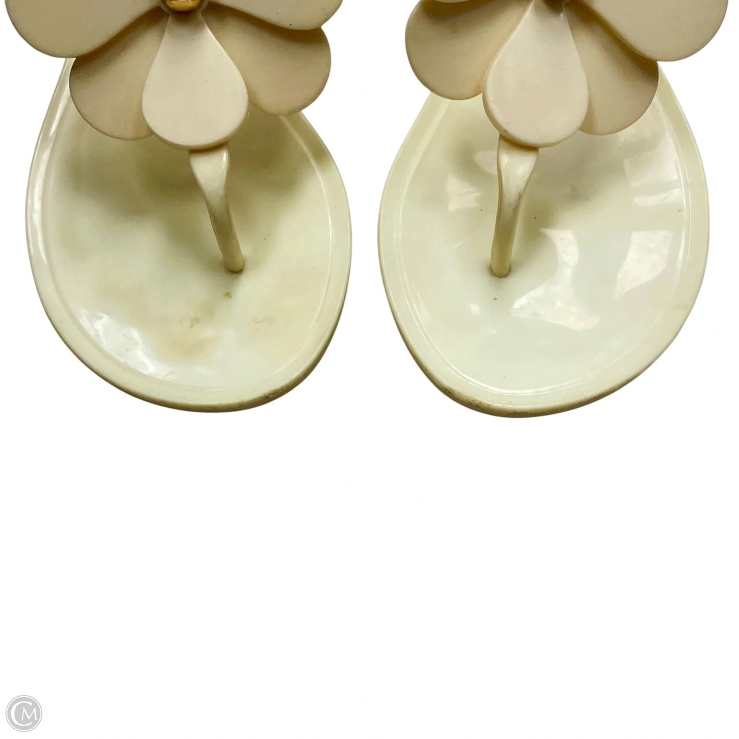 Sandals Designer By Tory Burch In Cream, Size: 6