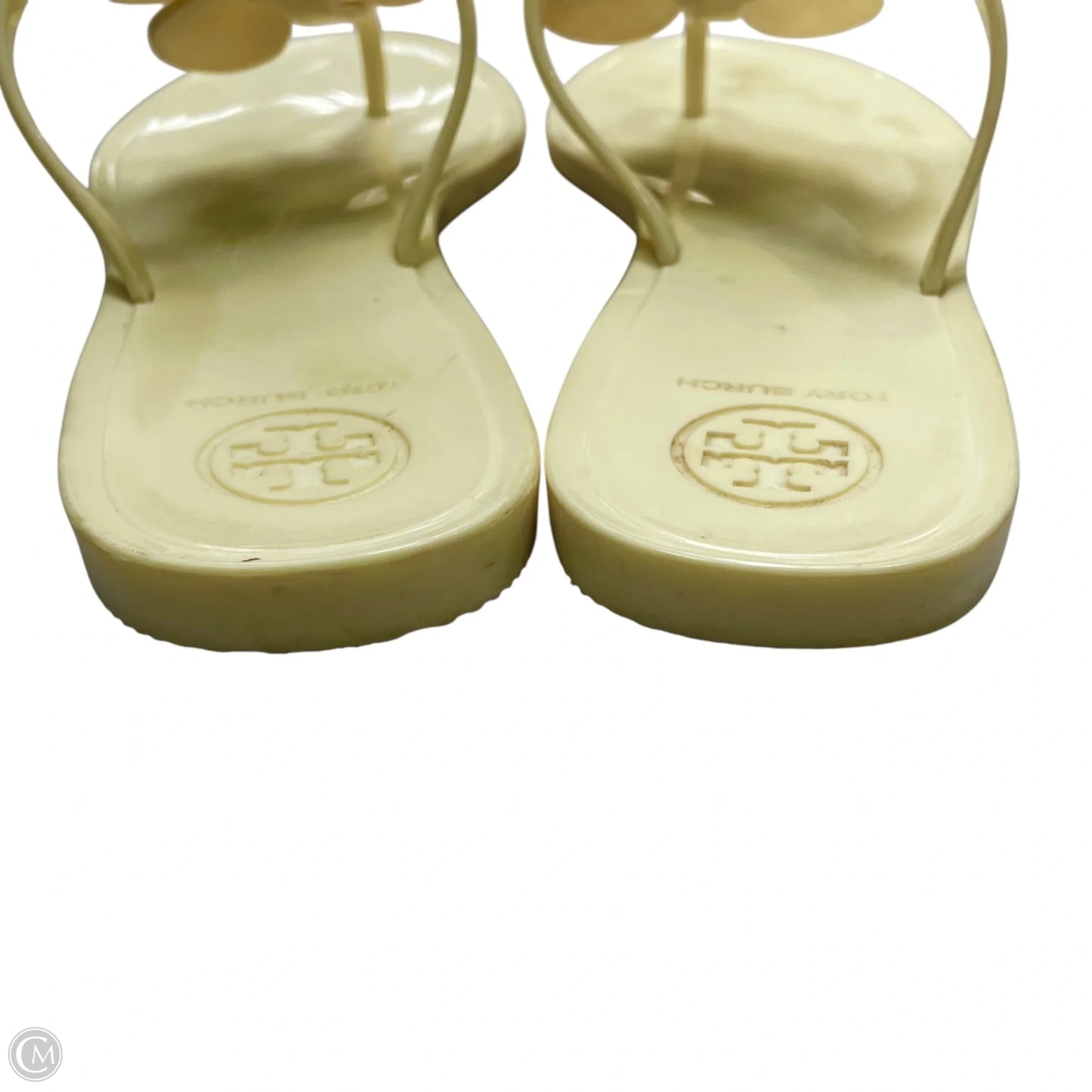 Sandals Designer By Tory Burch In Cream, Size: 6