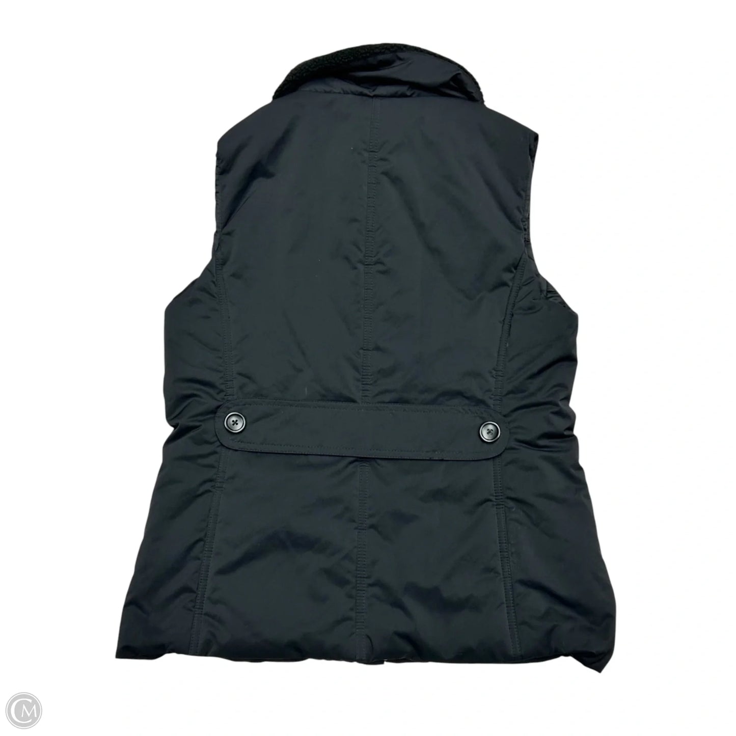 Vest Puffer & Quilted By Banana Republic In Black, Size: S