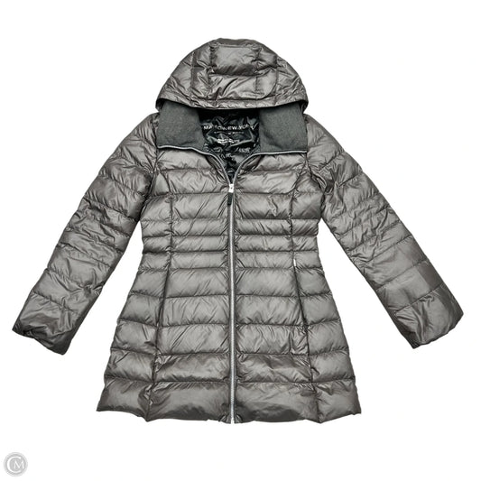 Coat Puffer & Quilted By Marc New York In Grey, Size: S
