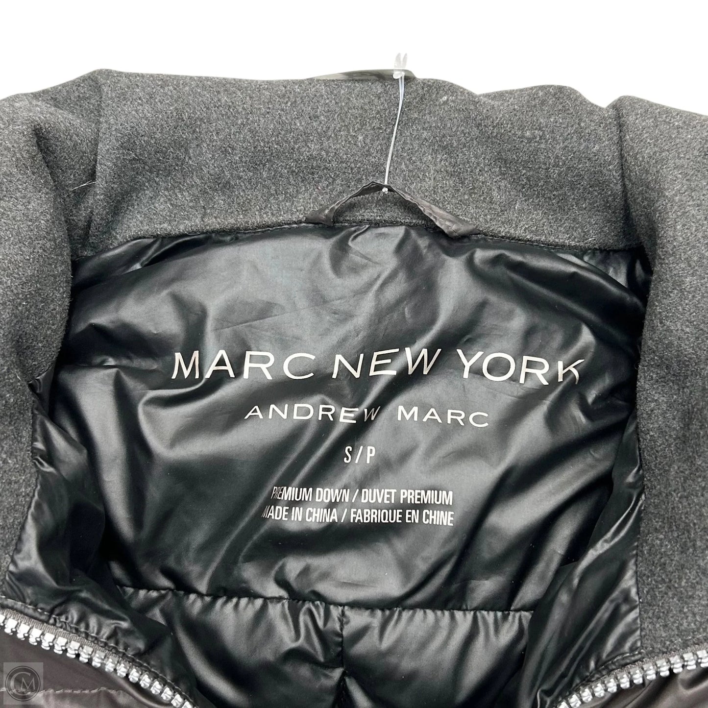 Coat Puffer & Quilted By Marc New York In Grey, Size: S