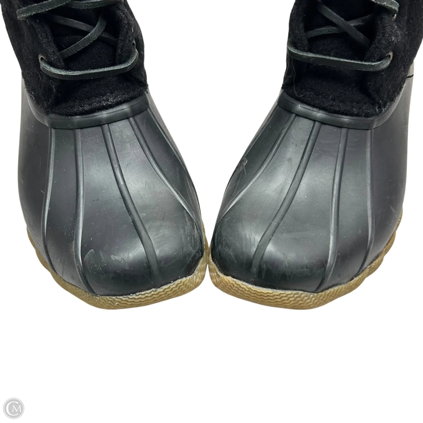 Boots Ankle Flats By Sperry In Black, Size: 6