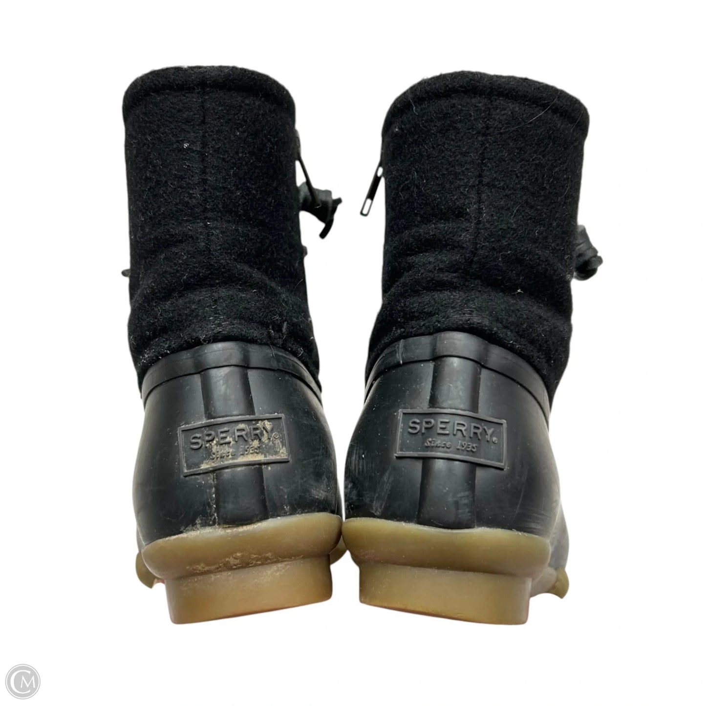 Boots Ankle Flats By Sperry In Black, Size: 6
