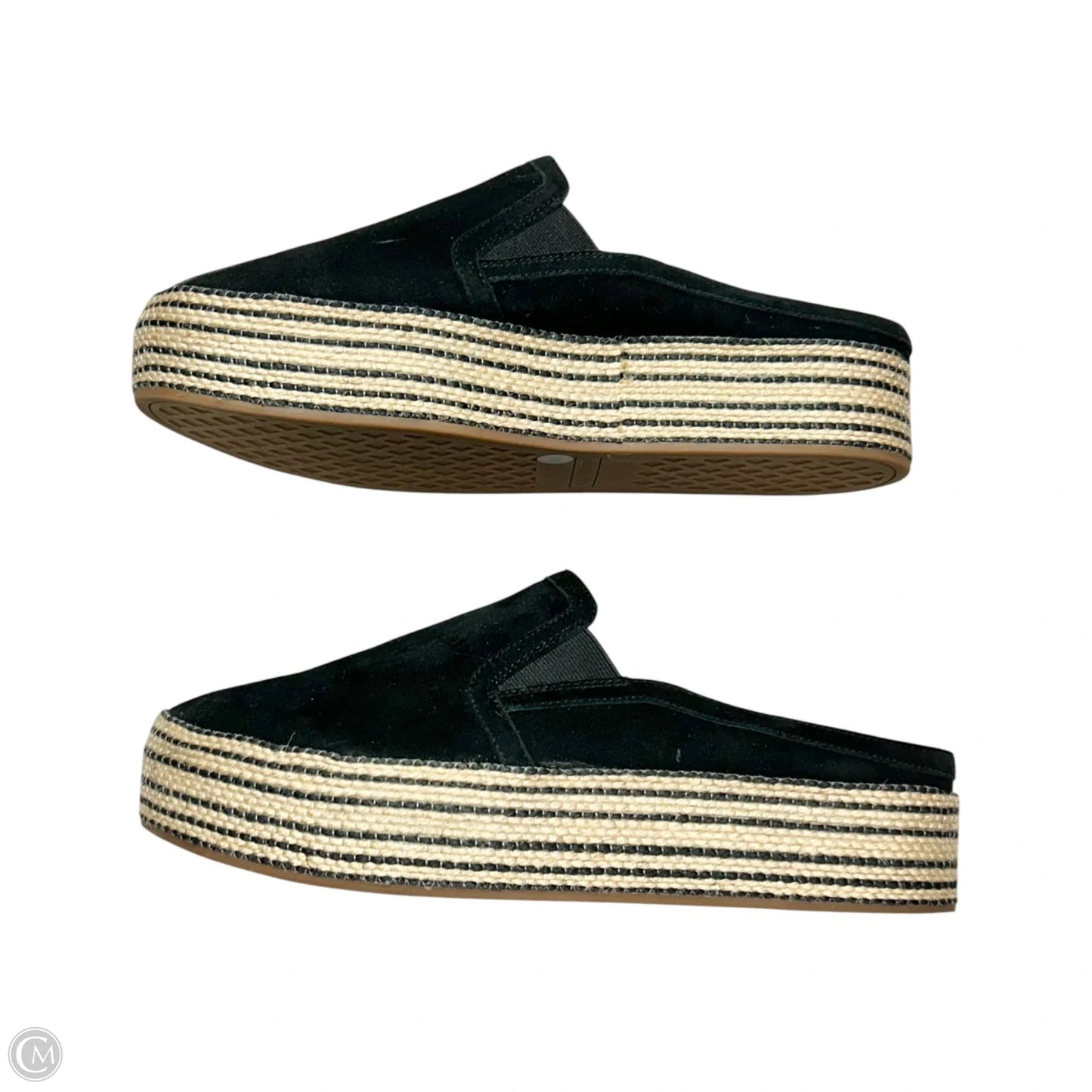 Shoes Heels Platform By Vince Camuto In Black & Cream, Size: 8