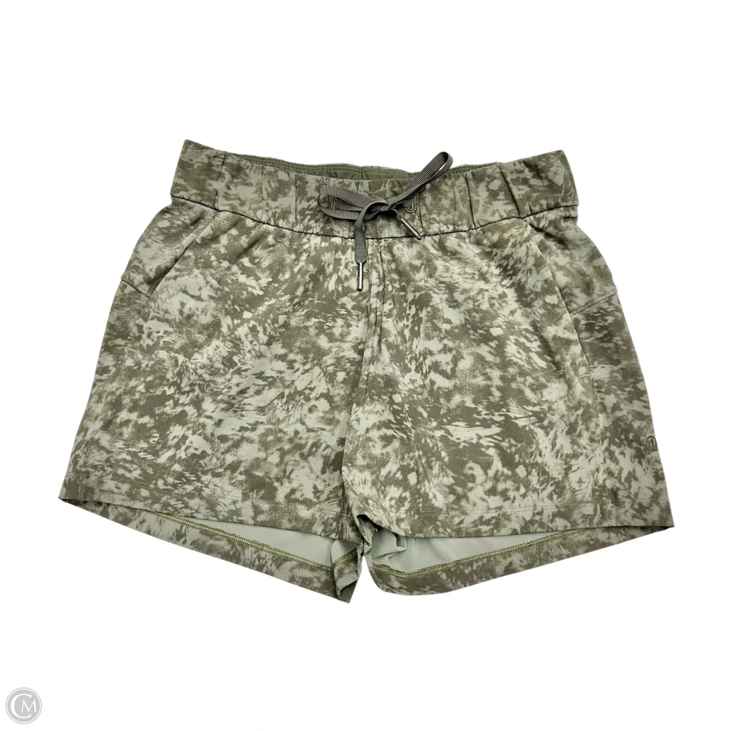 Athletic Shorts By Lululemon In Green, Size: S