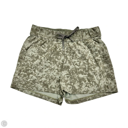 Athletic Shorts By Lululemon In Green, Size: S