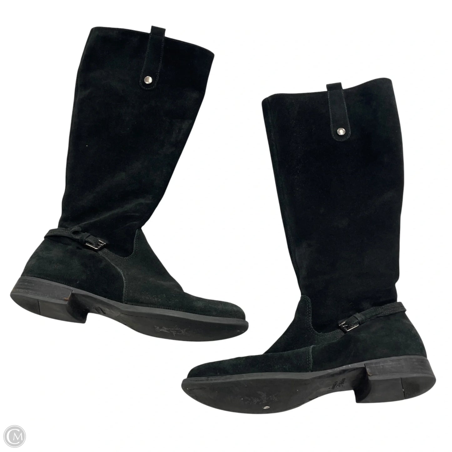Boots Mid-calf Heels By La Canadienne In Black, Size: 10