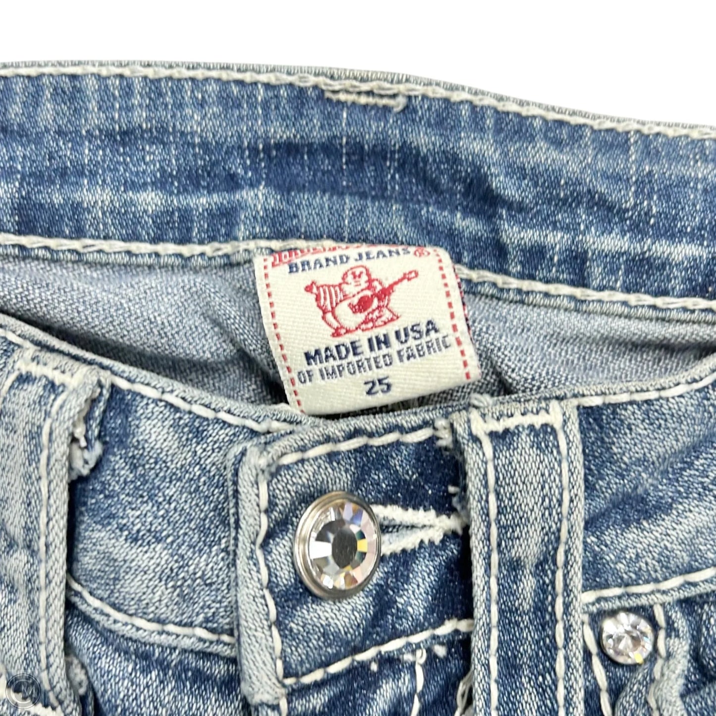 Jeans Boot Cut By True Religion In Blue Denim, Size: 2