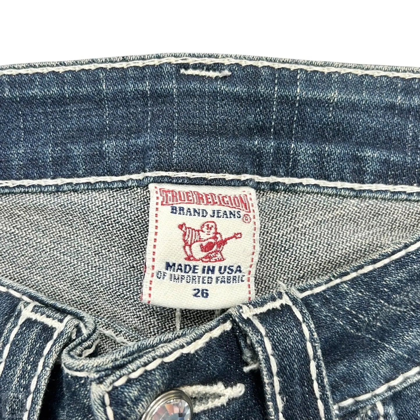 Jeans Skinny By True Religion In Blue Denim, Size: 2
