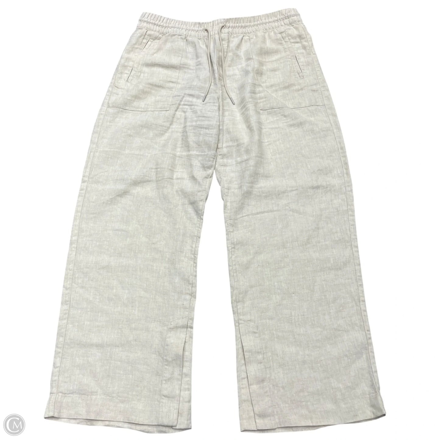 Pants Linen By Athleta In Cream, Size: L