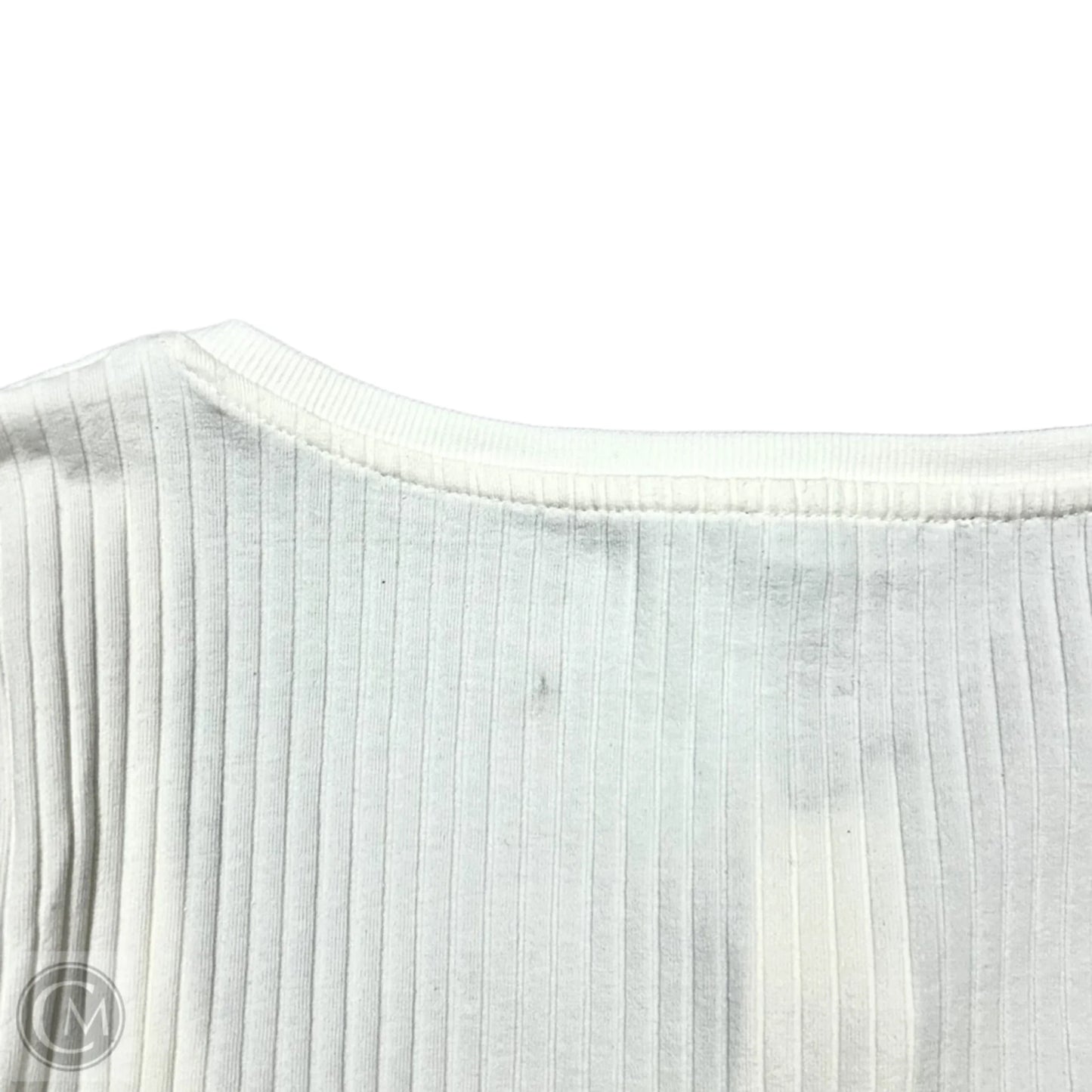 Top Long Sleeve Basic By Zara In White, Size: Xl