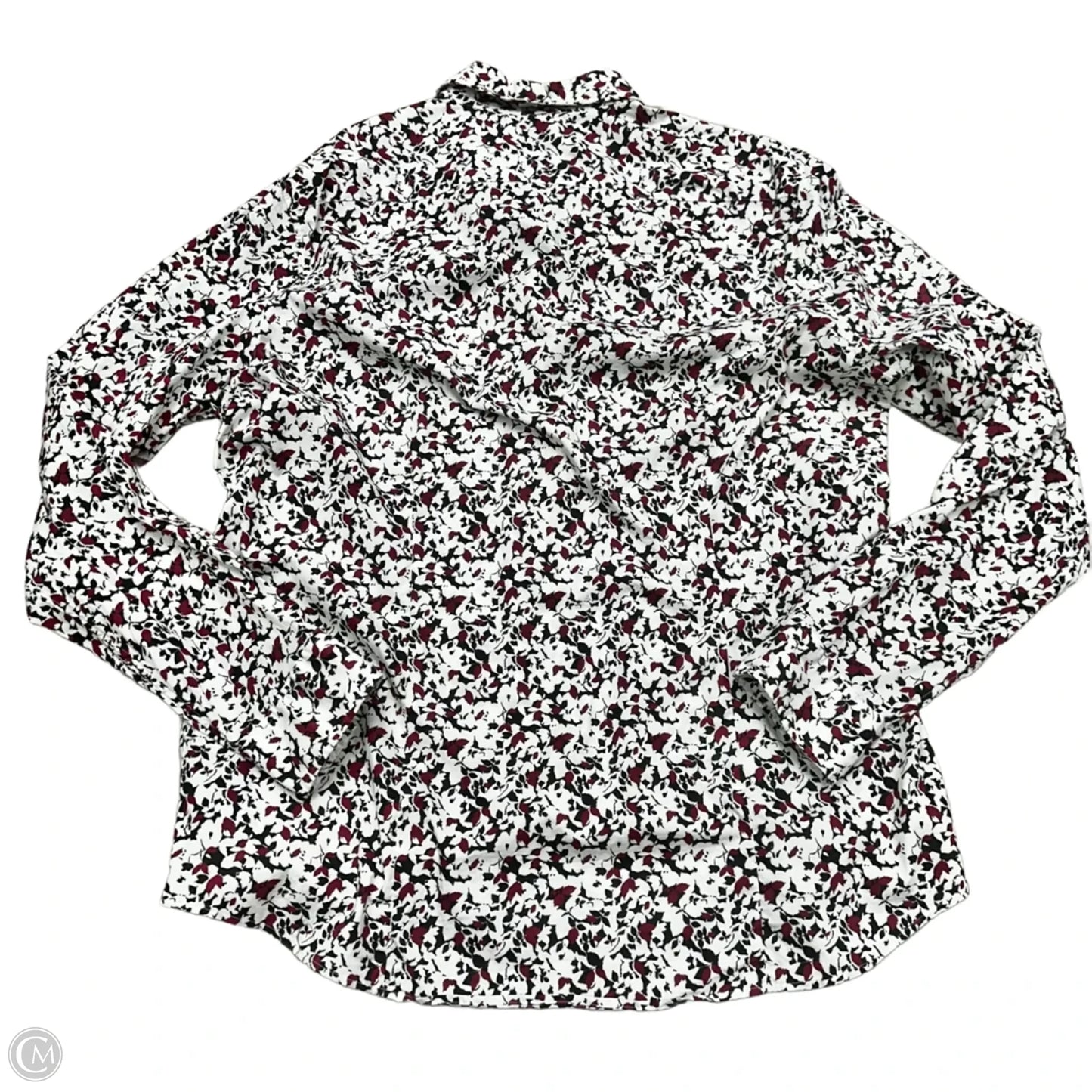 Top Long Sleeve Designer By Michael Kors In White, Size: Xxl