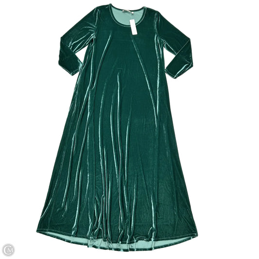 Dress Party Long By Soft Surroundings In Green, Size: 1x