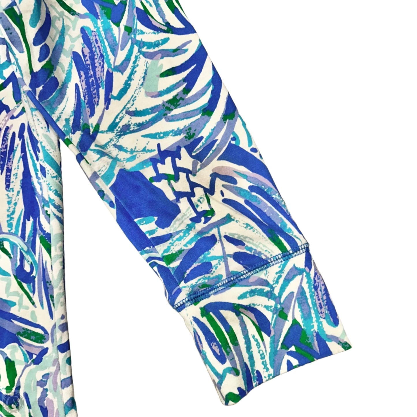 Dress Designer By Lilly Pulitzer In Blue & Green, Size: M