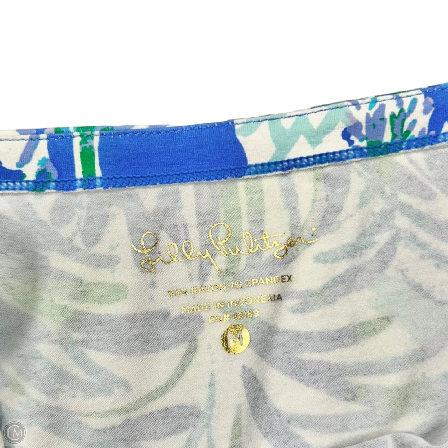 Dress Designer By Lilly Pulitzer In Blue & Green, Size: M