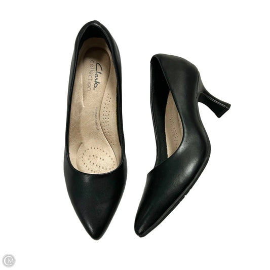 Shoes Heels Block By Clarks In Black, Size: 7.5