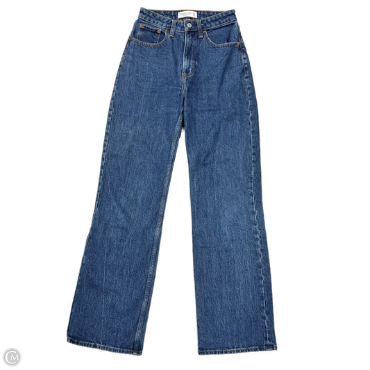 Jeans Boyfriend By Abercrombie And Fitch In Blue Denim, Size: 0