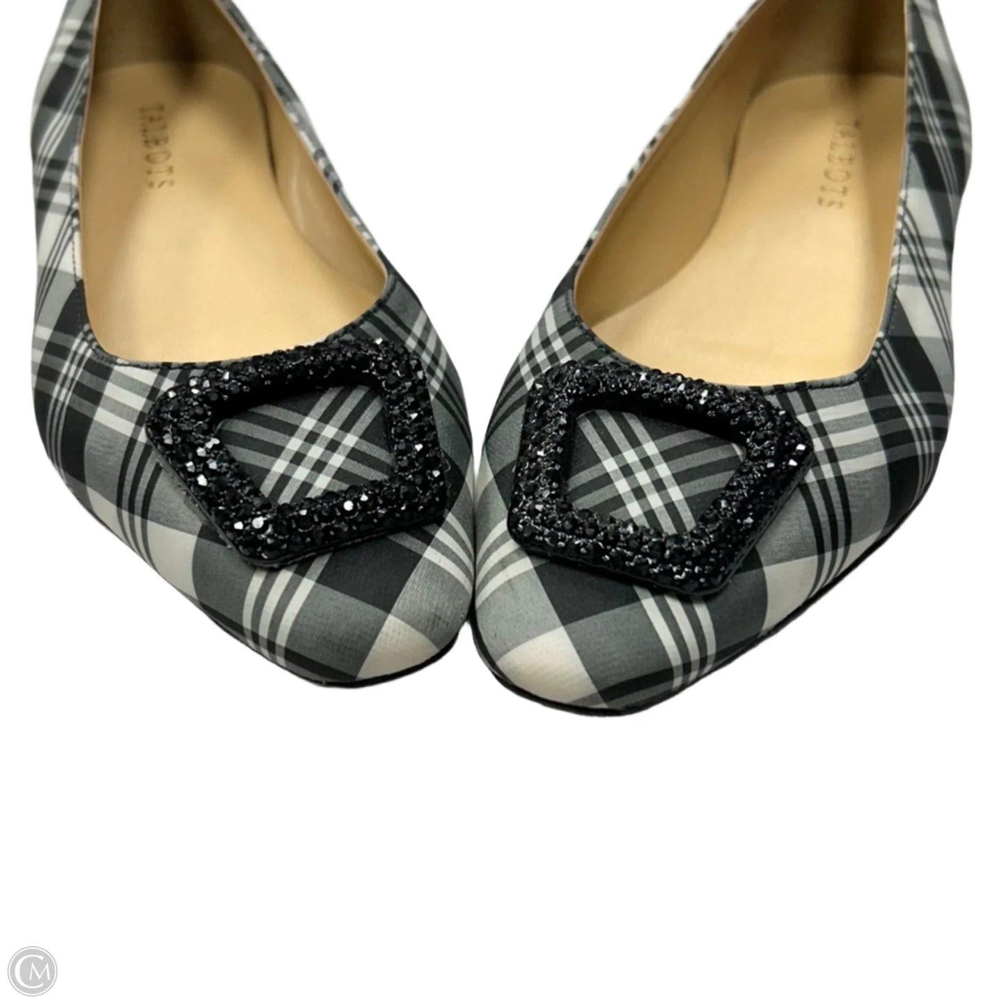Shoes Flats By Talbots In Black & White, Size: 7