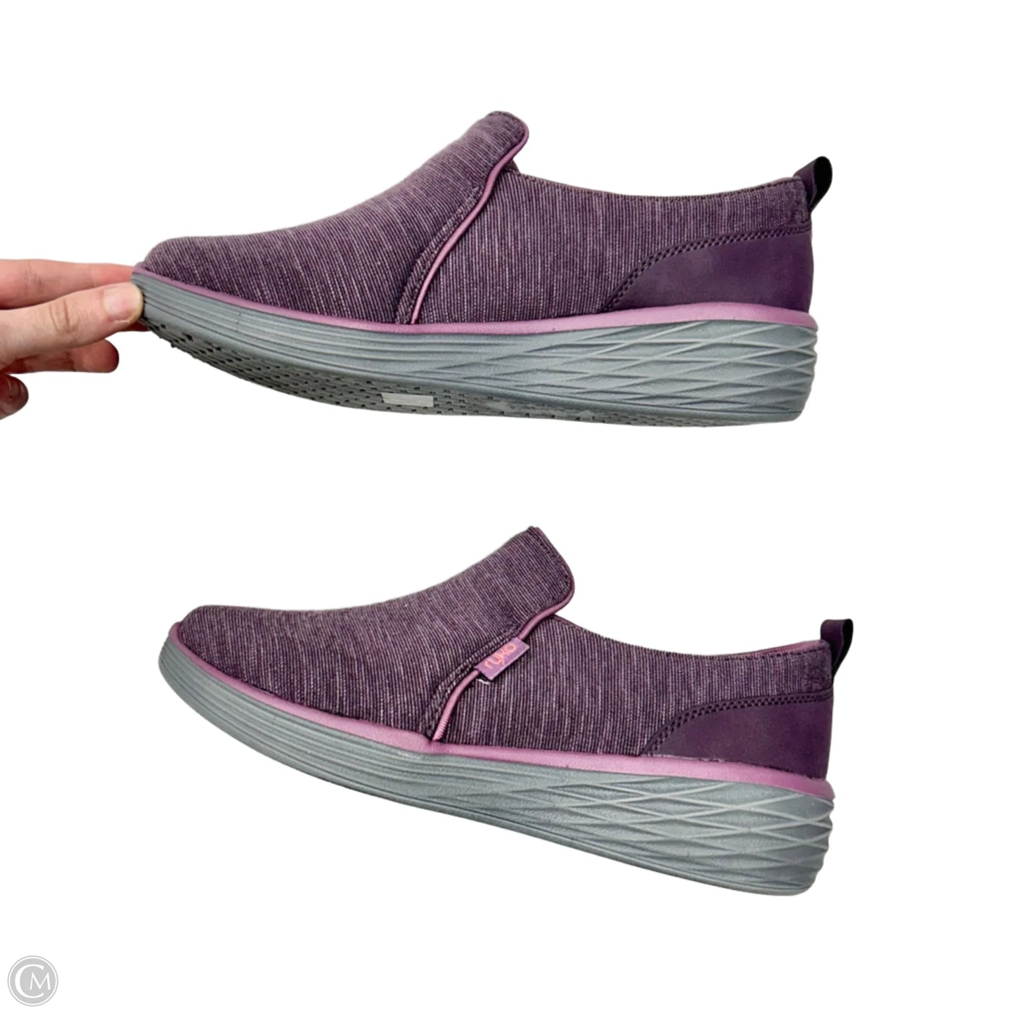 Shoes Sneakers By Ryka In Grey & Purple, Size: 7.5