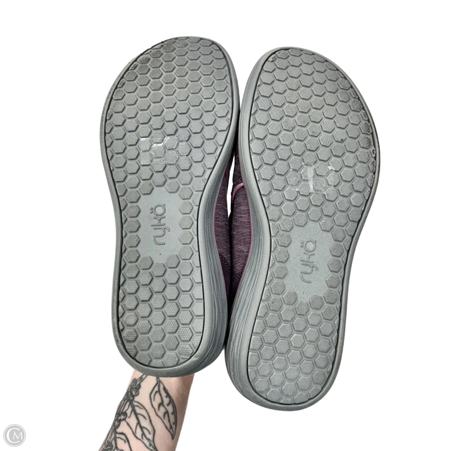 Shoes Sneakers By Ryka In Grey & Purple, Size: 7.5