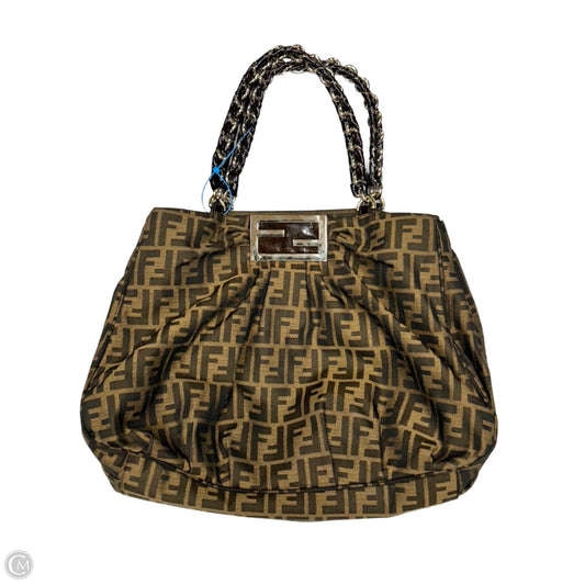 Handbag Luxury Designer By Fendi, Size: Large