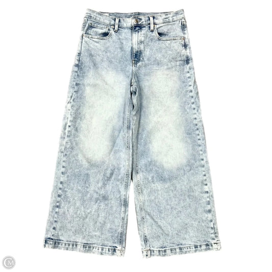 Jeans Straight By Gap In Blue Denim, Size: 10