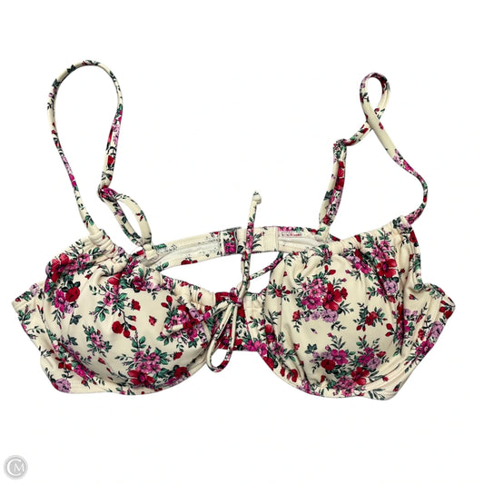 Swimsuit Top By Wild Fable In Floral Print, Size: L