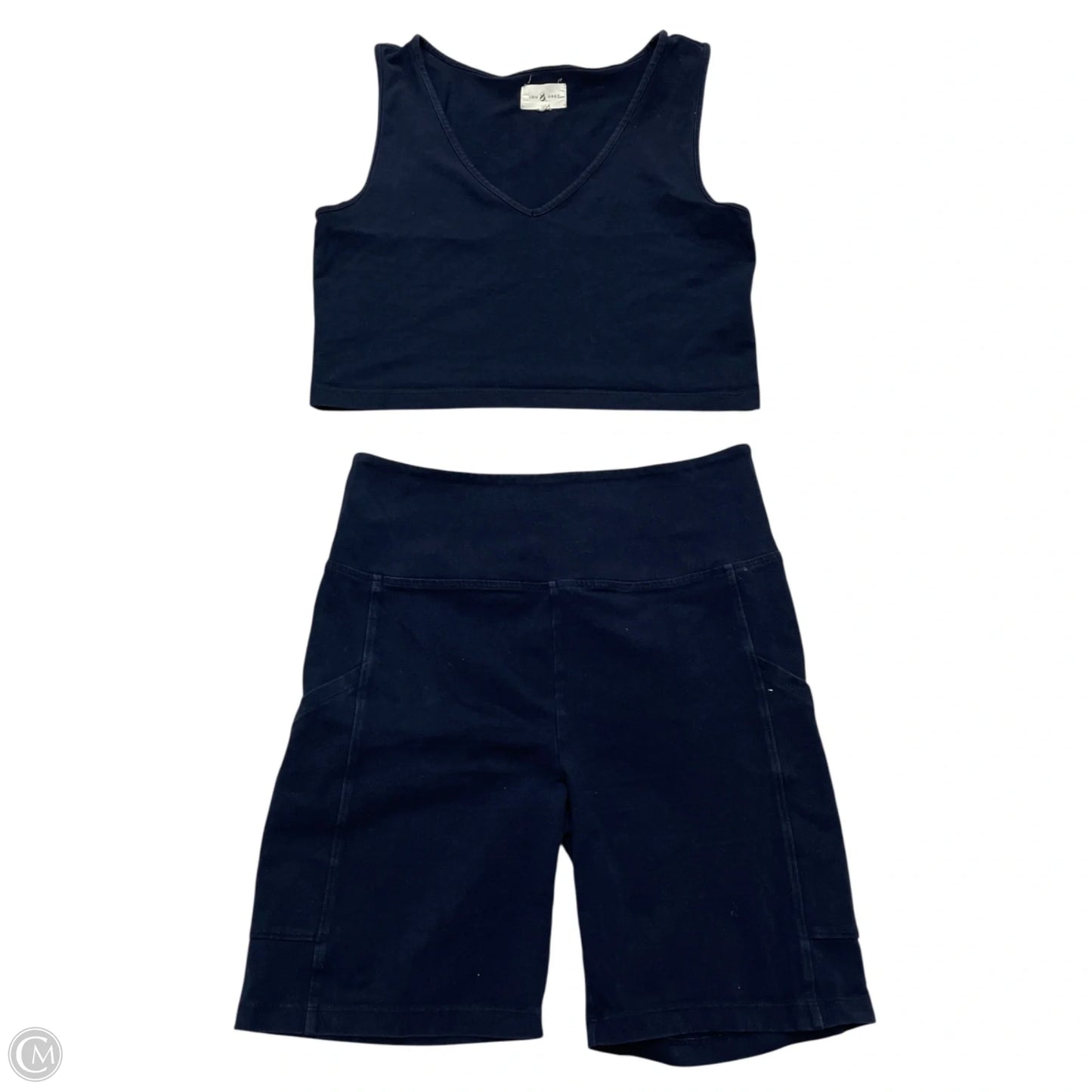 Top 2pc Sleeveless By Lou And Grey In Navy, Size: M